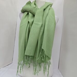 Chic Pastel Green Scarf 78x32" Lightweight Soft Scarf Shawl Wrap